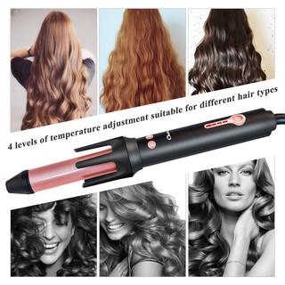 CkeyiN Automatic Hair Curler Ceramic Fast Heating Temperature-Adjustable HS485