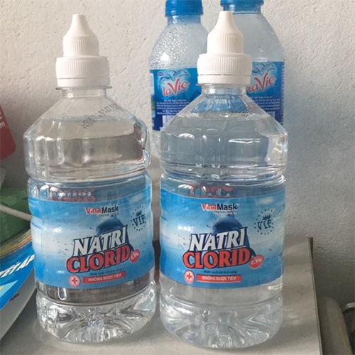 Nước muối sinh lý NATRI CLORID 0,9% chai 500ml