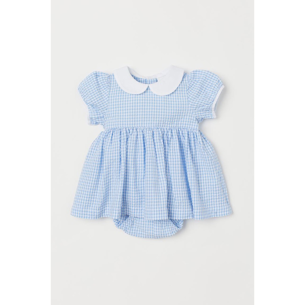 Váy xanh có cổ newborn HM