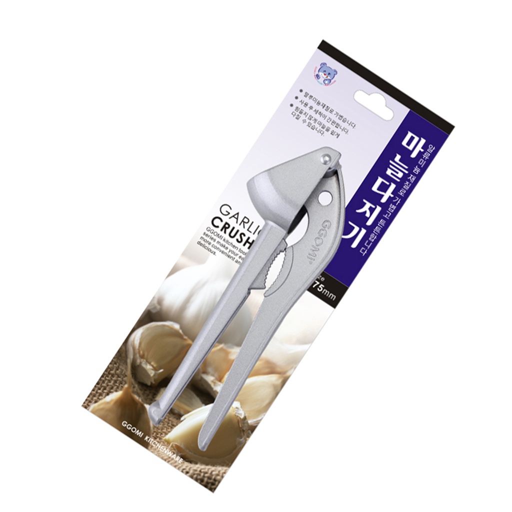 [HÀNG CHÍNH HÃNG]Ép tỏi bằng nhôm nguyên chất, thiết kế nhỏ gọn 16cm GGOMi Hàn Quốc GG759