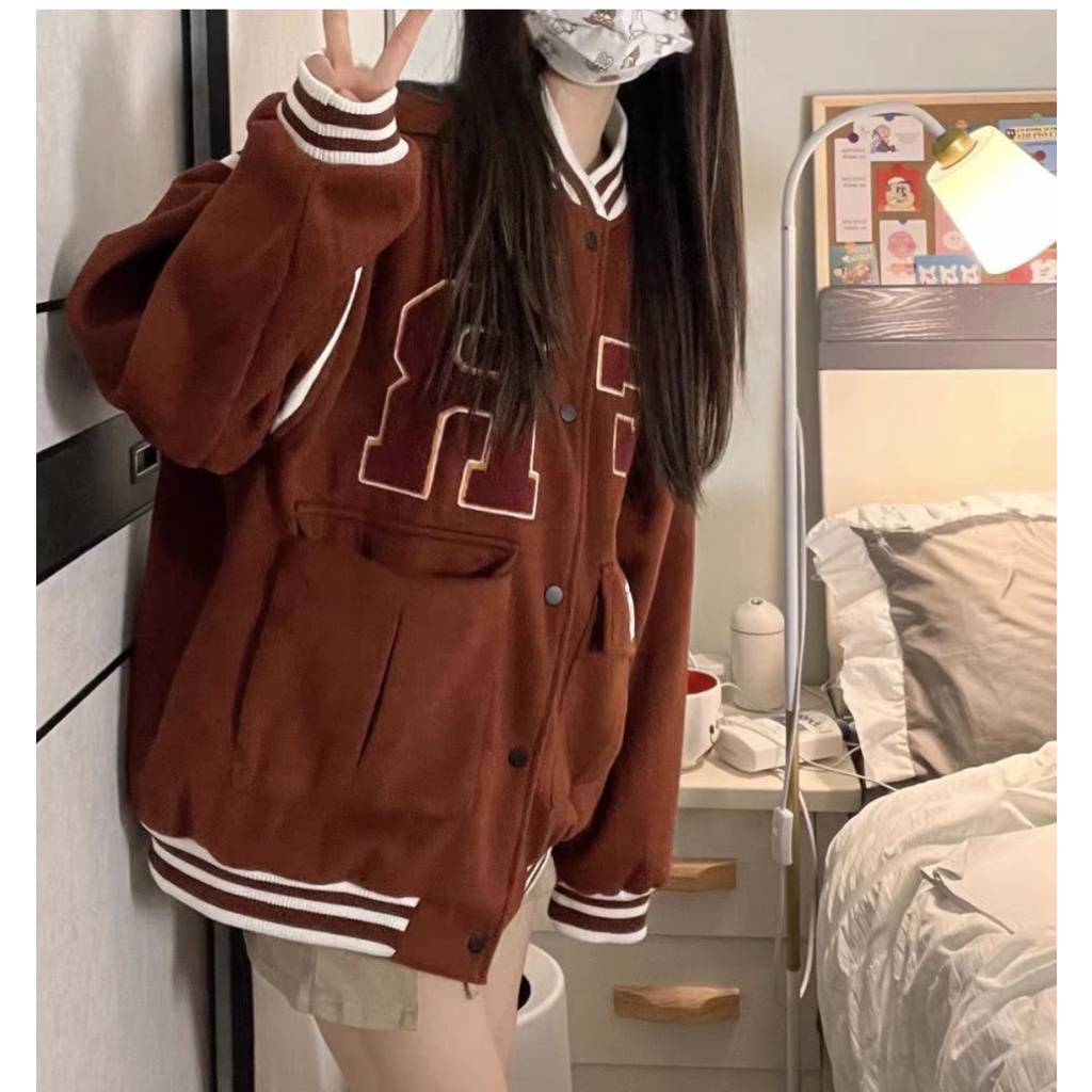 ÁO KHOÁC BÓNG CHÀY THỂ THAO KIỂU DÁNG BOMBER VIBEAK