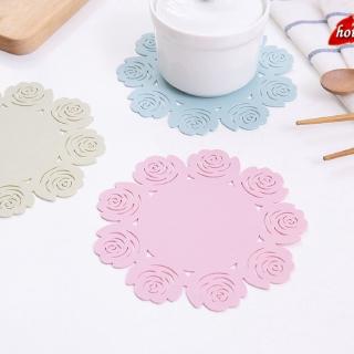 Miếng Lót Nồi Silicon Chịu Nhiệt Hình Hoa Hồng