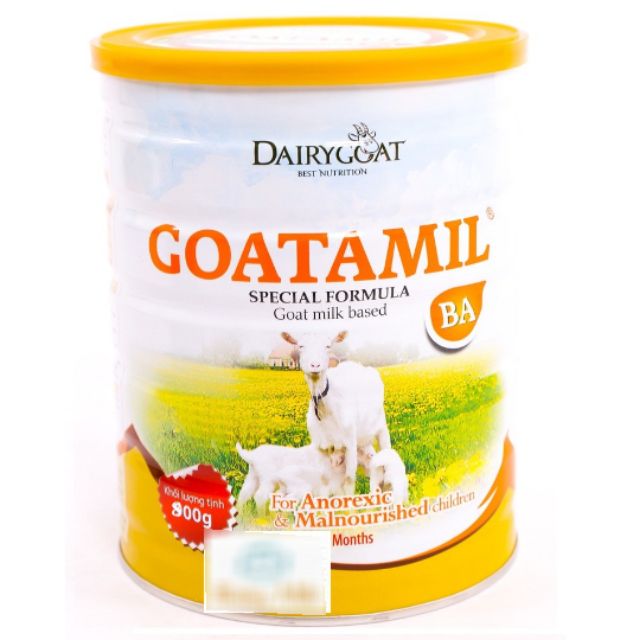 Sữa Dê Goatamil BA 800g Mẫu MỚI