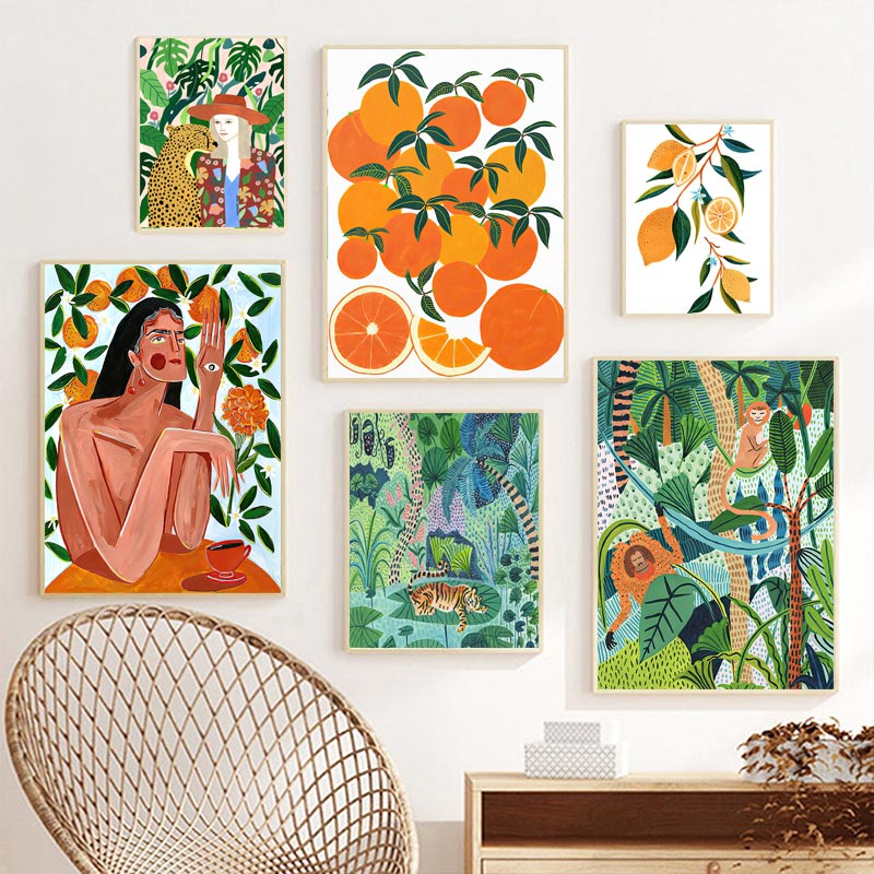 Tranh Vải Canvas Treo Tường Trang Trí Phong Cách Vintage