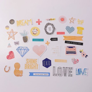 DC30 - 37 DIE CUT TRANG TRÍ SCRAPBOOK - HỘP QUÀ