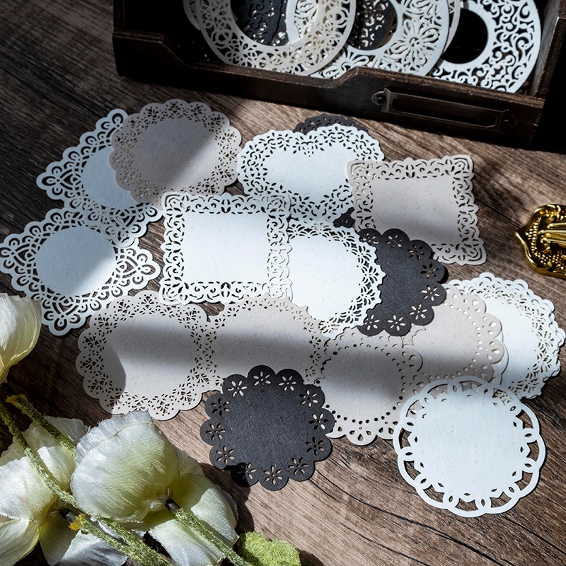 20 Cái / Lốc Giấy Rỗng vintage  Để Trang Trí Sổ Lưu Niệm