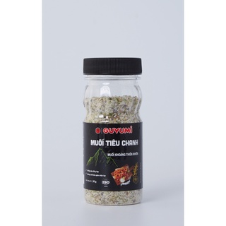 Muối tiêu lá chanh guyumi 60g từ muối khoáng dùng chấm món luộc hấp chiên nướng quay cho người ăn chay