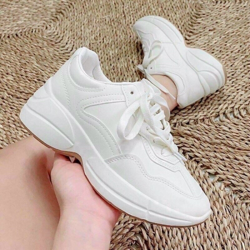 Giày thể thao nữ độn đế GGG Cao Cấp - giày sneaker nữ đế cao tôn dáng loại 1