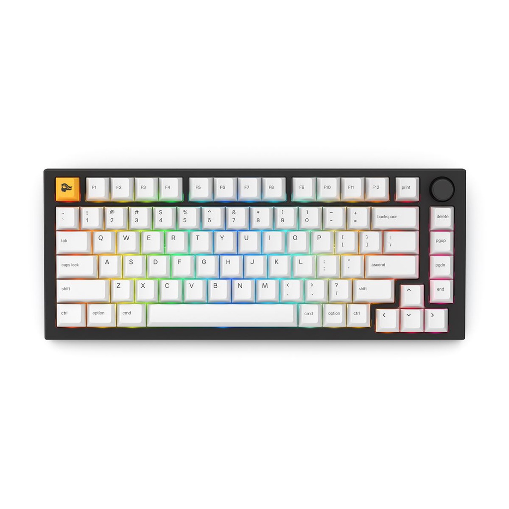 Bàn phím cơ máy tính không dây có dây gaming mini led giá rẻ chính hãng cao cấp bluetooth Glorious GMMK PRO RGB Black 01