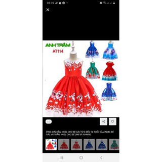 Đầm noel cho bé