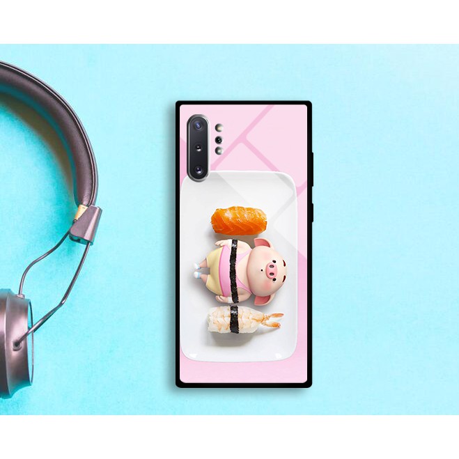 Bộ ốp lưng kính hình heo cute cho điện thoại Samsung Note 10/note 10 plus (note 10+) part 2 mã từ 21-37