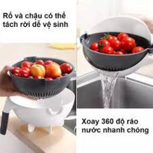 [XẢ KHO] Bộ Dụng Cụ Bào, Cắt, Gọt, Rau Củ Kiêm Thau Rửa Đa Năng 9 In 1, Thông Minh, Tiện Ích, Nhanh Chóng - S'Home