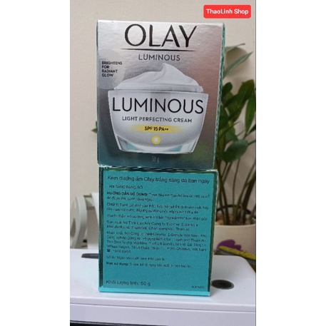 Combo Kem dưỡng OLAY Luminous Dưỡng Sáng Da Ngày Và Đêm 50G (Chính hãng)