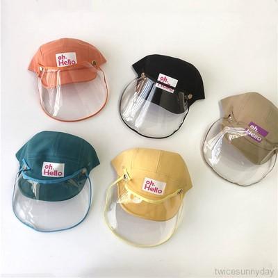 Mũ kèm tấm che chống bụi có thể tháo rời tiện dụng dành cho trẻ em