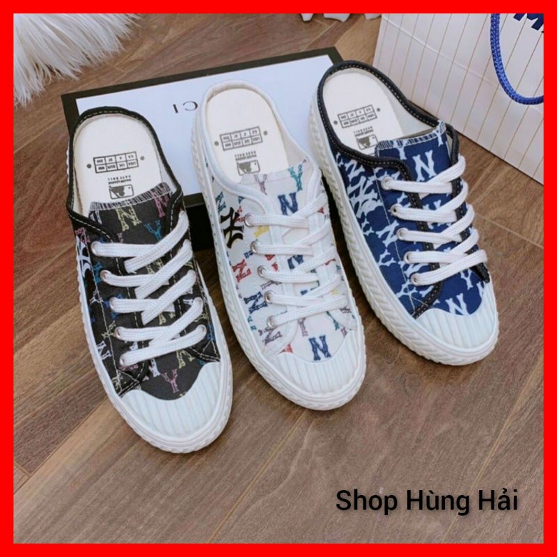 Giày sục thể thao nữ thêu chữ siêu hot hit