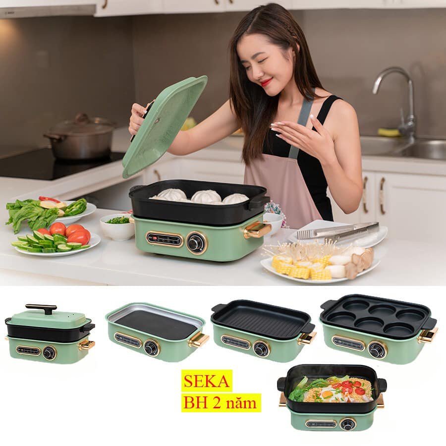 NỒI LẨU NƯỚNG ĐA NĂNG 4 in 1 Seka SK86