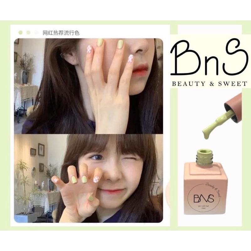 Sơn gel hot xanh bơ BNS