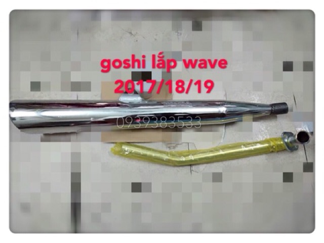 Pô Goshi xéo móc căng lắp wave 17 18 19 blade s110 kèmclip test