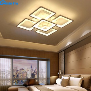 Đèn Mâm LED Ốp Trần Hiện Đại Trang Trí Phòng Khách MO913 Ngân Tín 5 Cánh (Tặng kèm remote điều khiển từ xa tiện dụng)
