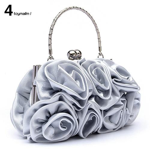 Túi xách thêu hoa hồng xinh xắn thời trang cho phái nữ