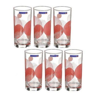 Bộ bình ly thủy tinh Luminarc Constellation Red G8277
