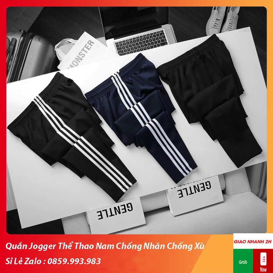 Quần Jogger Quần Dài Thể Thao Nam Cao Cấp Thun Nỉ Poly 4 Chiều Không Nhăn Không Xù