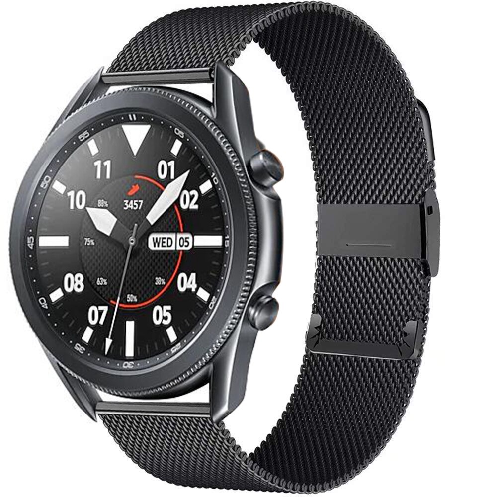 [Galaxy Watch 3] Dây đeo thép lưới Milanese khóa cài Samsung Galaxy Watch 3