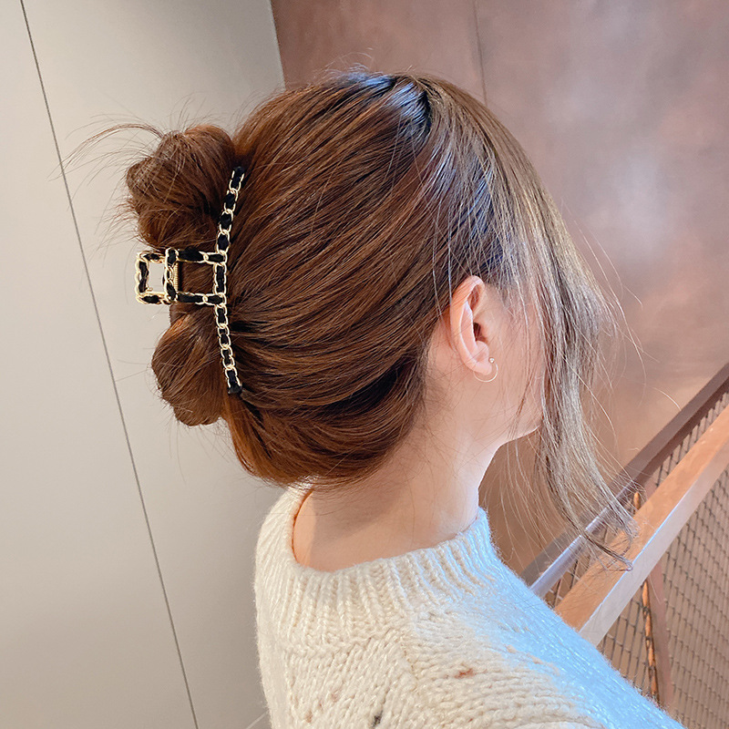 Kẹp Tóc Lớn Phong Cách Hàn Quốc Đơn Giản Cho Nữ