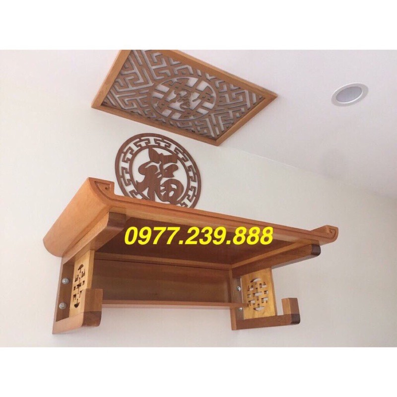 bàn thờ gỗ sồi 81cm