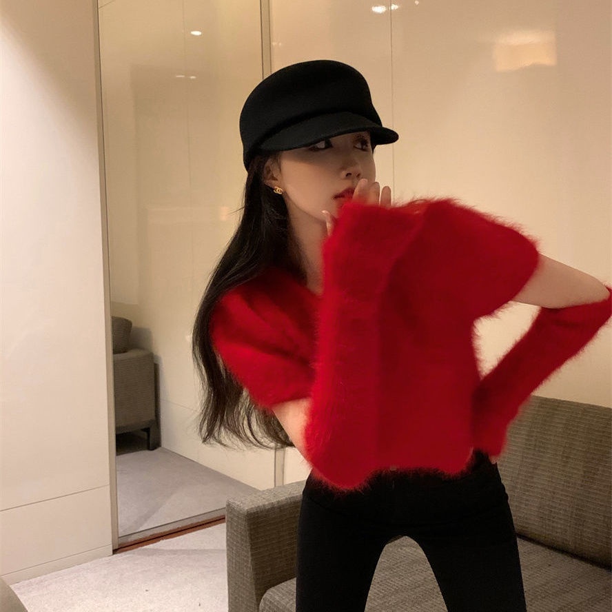 Áo len tay dài có thể tháo rời thời trang thu đông cho nữ