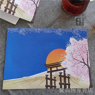 Tấm Lót Bàn Ăn Dùng Một Lần Cách Nhiệt Phong Cách Nhật Bản Tiện Dụng Cho Nhà Hàng/ Khách Sạn