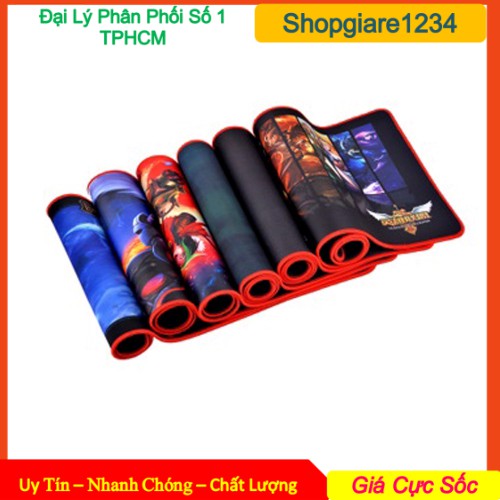 Lót chuột gaming cao cấp, viền chống bong size lớn 30cmx77cm (FULL BOX)