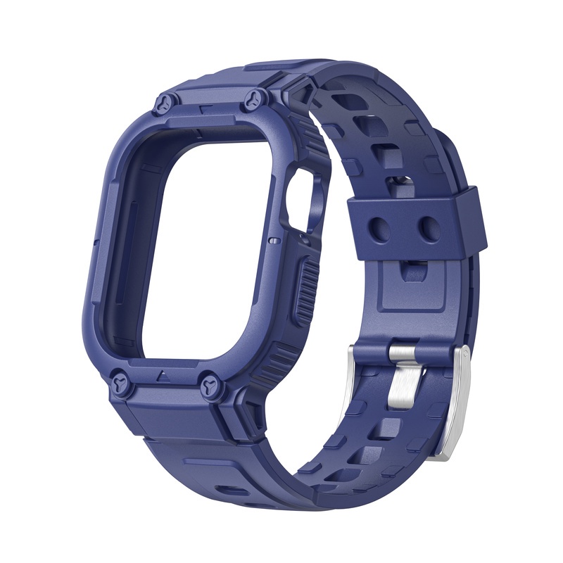 Ốp Dây Đeo Đồng Hồ Bằng TPU Silicone 44mm 45mm 42mm 40mm 38mm Cho Iwatch Series 7 6 5 4 3 SE