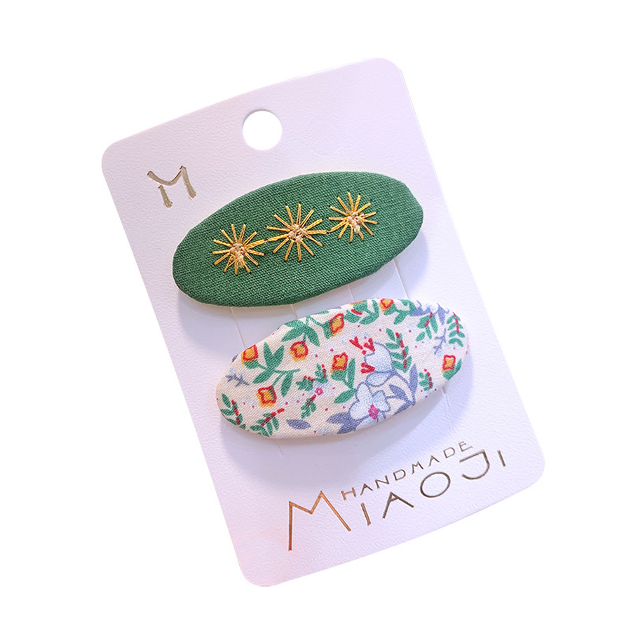 Set 2 kẹp tóc thiết kế xinh xắn đáng yêu cho nữ