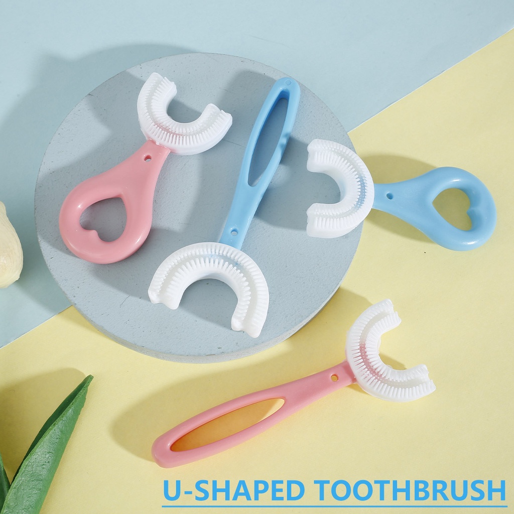 JPRICE Bàn Chải Đánh Răng Silicone 360 Độ Hình Chữ U° Bàn Chải Tập Đánh Răng Chuyên Dụng Dành Cho Bé 2-12 Tuổi