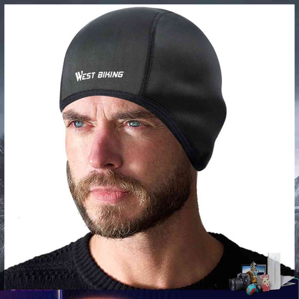 Mũ Bảo Hiểm Vải Lông Cừu Giữ Ấm Mùa Đông Khi Chạy Xe Đạp / Chạy Bộ