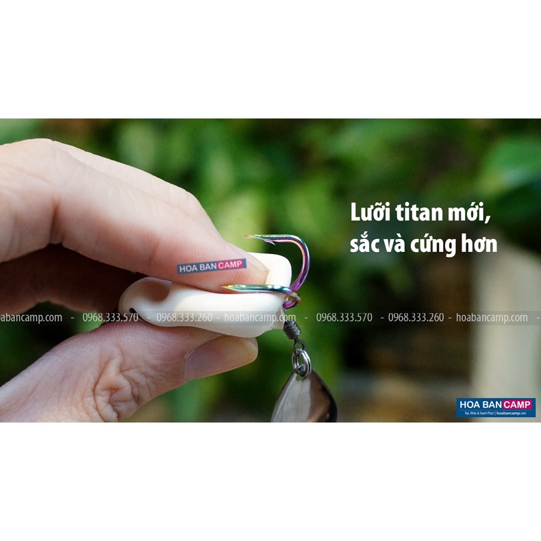 Mồi Lure Nhái Hơi TNQ – F1 7g (Nổi) &amp; F2 10g (Lửng/Chìm)