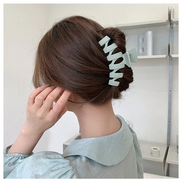 Kẹp Tóc Kim Loại Phong Cách Hàn Quốc Đơn Giản Cho Nữ