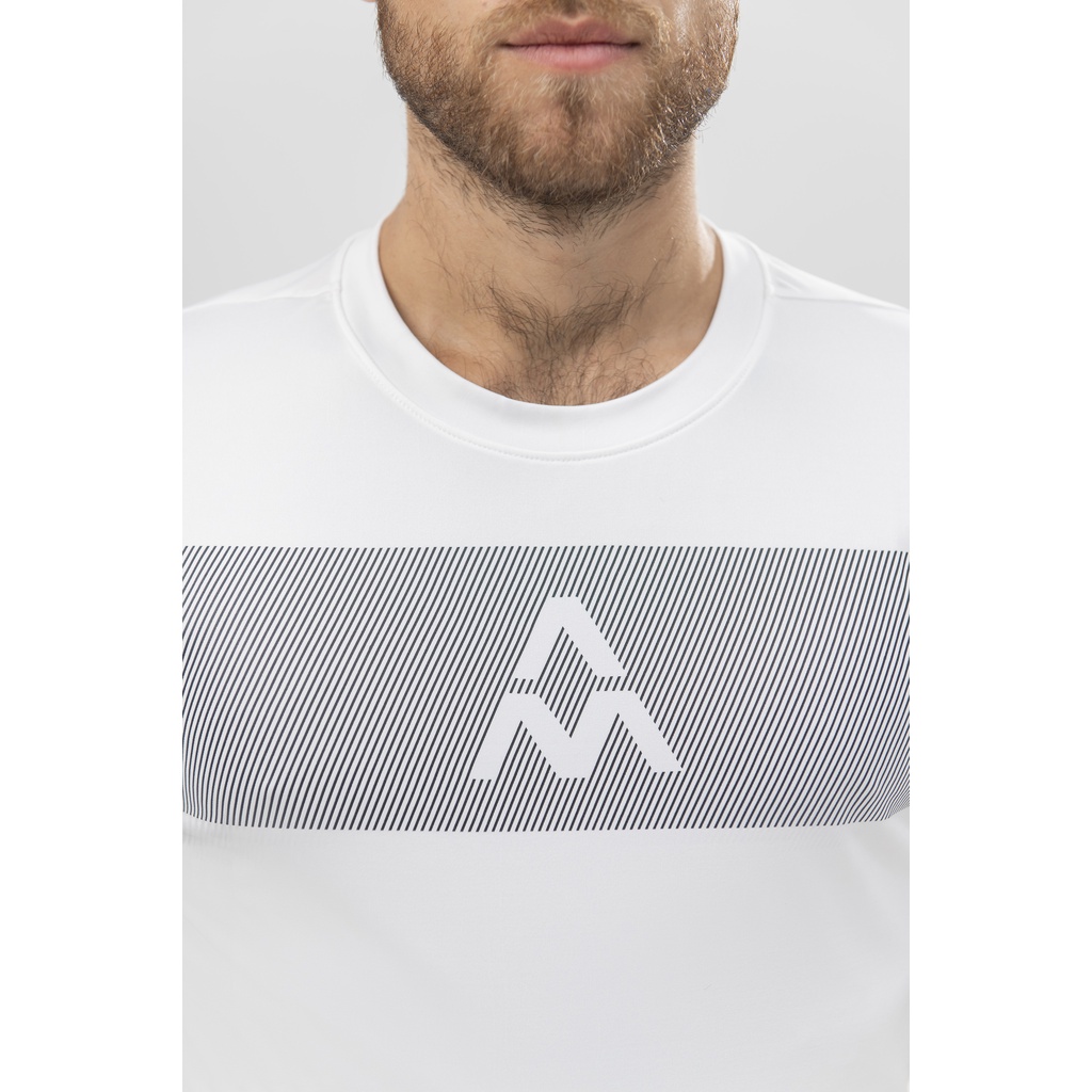 Áo T-Shirt Ngắn Tay Nam Cổ Tròn, Thoáng Khí, Nhẹ, Vận Động Thoải Mái, Không Bai Xù AM SPORT1 MT117