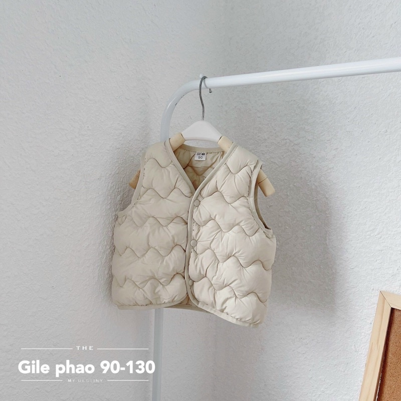 Áo phao sỉ lẻ siêu nhẹ cổ tròn quảng châu cho bé 8-22kg