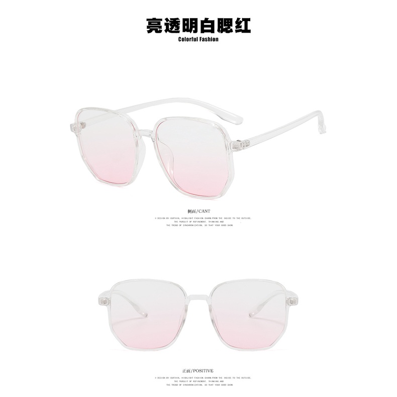 (KIQI-FASHION) COD Kính Chống Tia Bức Xạ Gọng Lớn Kiểu Dáng Thời Trang Dành Cho Cả Nam Và Nữ
