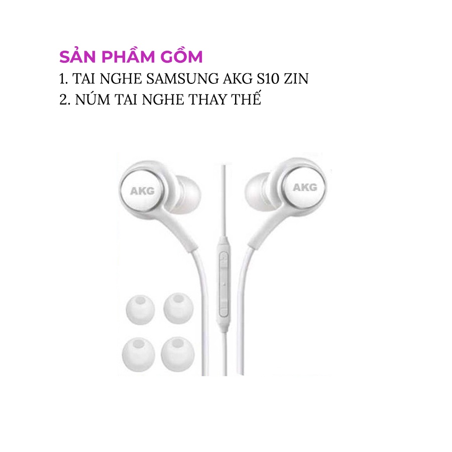 Tai Nghe AKG S10 Zin Chính Hãng Kava Store hỗ trợ S8/S9/S9Plus/S10/S105G