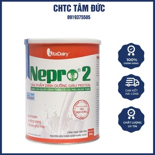 [Tích Áp Vitadairy]Lon Sữa 900g Nepro 2 Giàu Protein Dành Cho Người bệnh Thận Có Lọc Máu Ngoài Thận