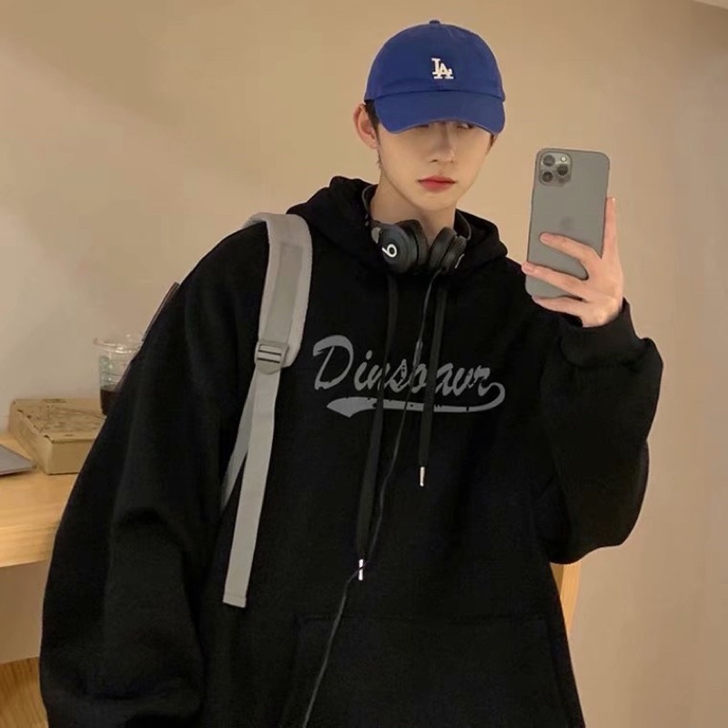 áo HOODIE MŨ 2 lớp in chữ DInsoaur | BigBuy360 - bigbuy360.vn