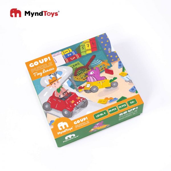 Đồ Chơi Xếp Hình Myndtoys Go Up! Puzzle Level 4 Tiny Lenses Dành Cho Bé Trên 3.5 Tuổi (2 hình ghép) - BỐ KHỦNG LONG
