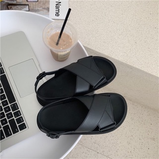 -Sandal nữ quai chéo ulzzang