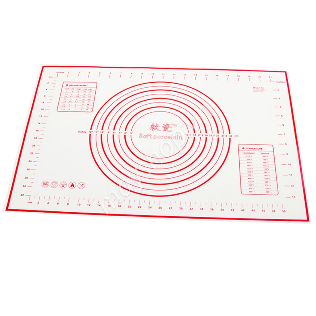 Tấm nhào bột Silicone Mat chống dính chịu nhiệt cao cấp