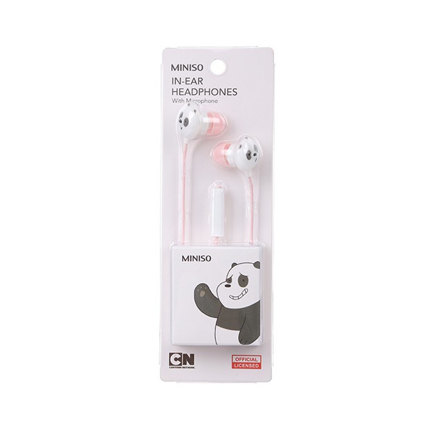 Tai nghe điện thoại Miniso (hồng)