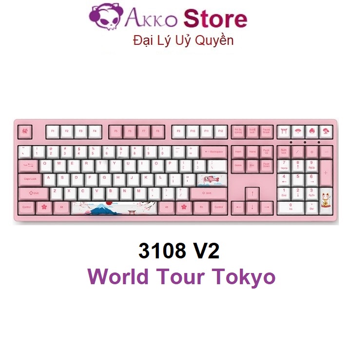 Bàn phím cơ AKKO 3108 V2 World Tour Tokyo