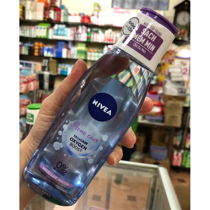 Nước tẩy trang Nivea Micellar Water 200ml - BẢN MỚI chai lớn